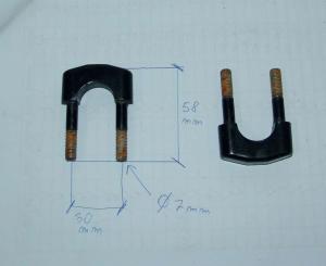 FERMI FORCELLA FORK MANUBRIO BENELLI MOTOBI BOBO MOTORELLA